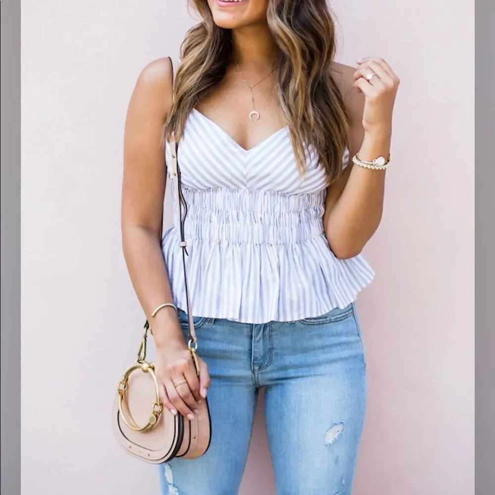 Express peplum Top  - Picture 2 of 10